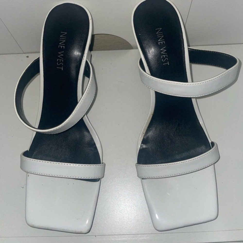 Nine West White Women's Sandals